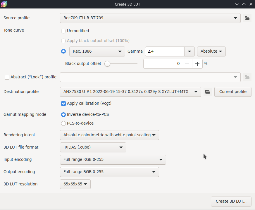 How To Calibrate and Generate a LUT for the Steam Deck