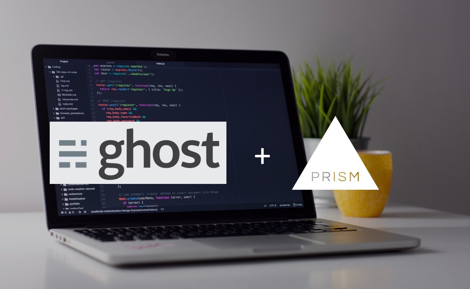 Easy Code Highlighting in Ghost with Prism